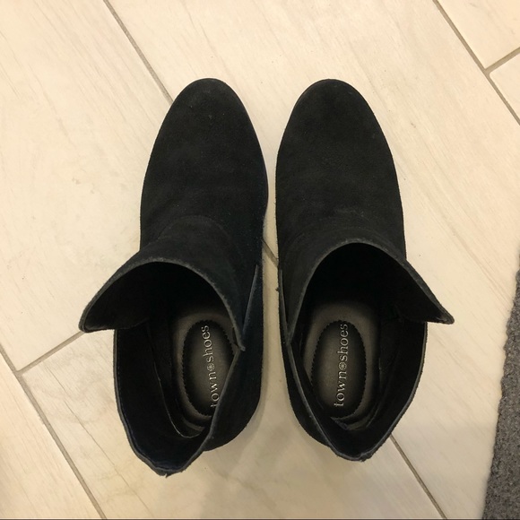 Black suede ankle boots - Picture 5 of 7